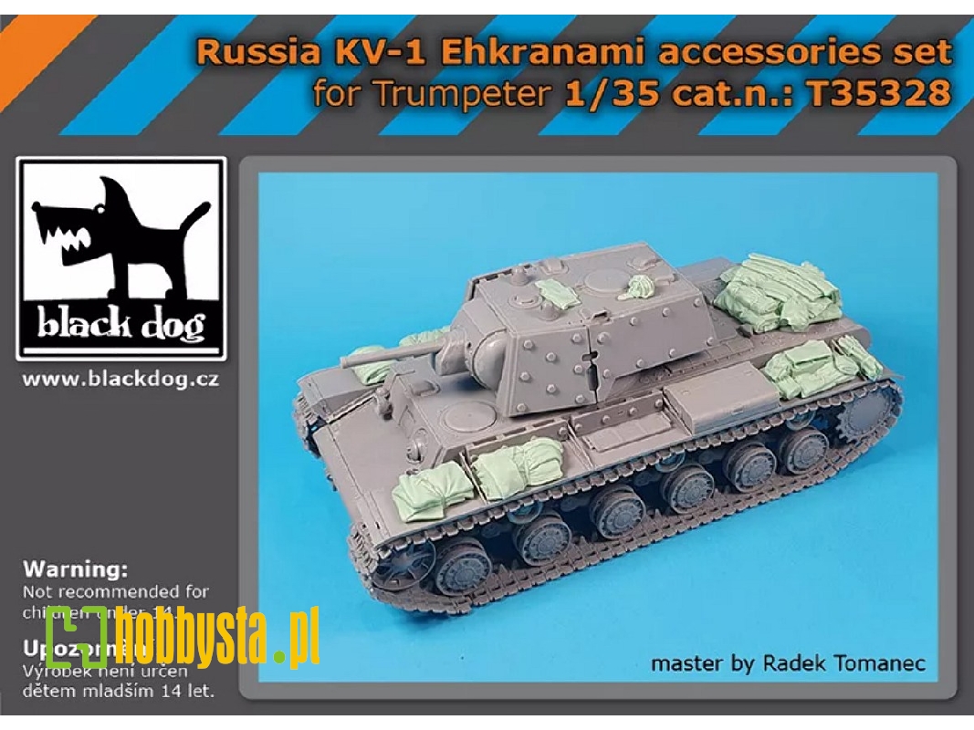 Russian Kv-1 Ehkranami - Accessories Set (For Trumpeter Kits) - zdjęcie 1