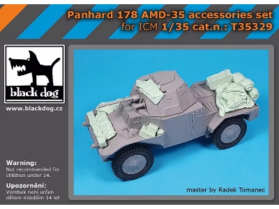 Panhard 178 Amd-35 - Accessories Set (For Icm Kits) - zdjęcie 1
