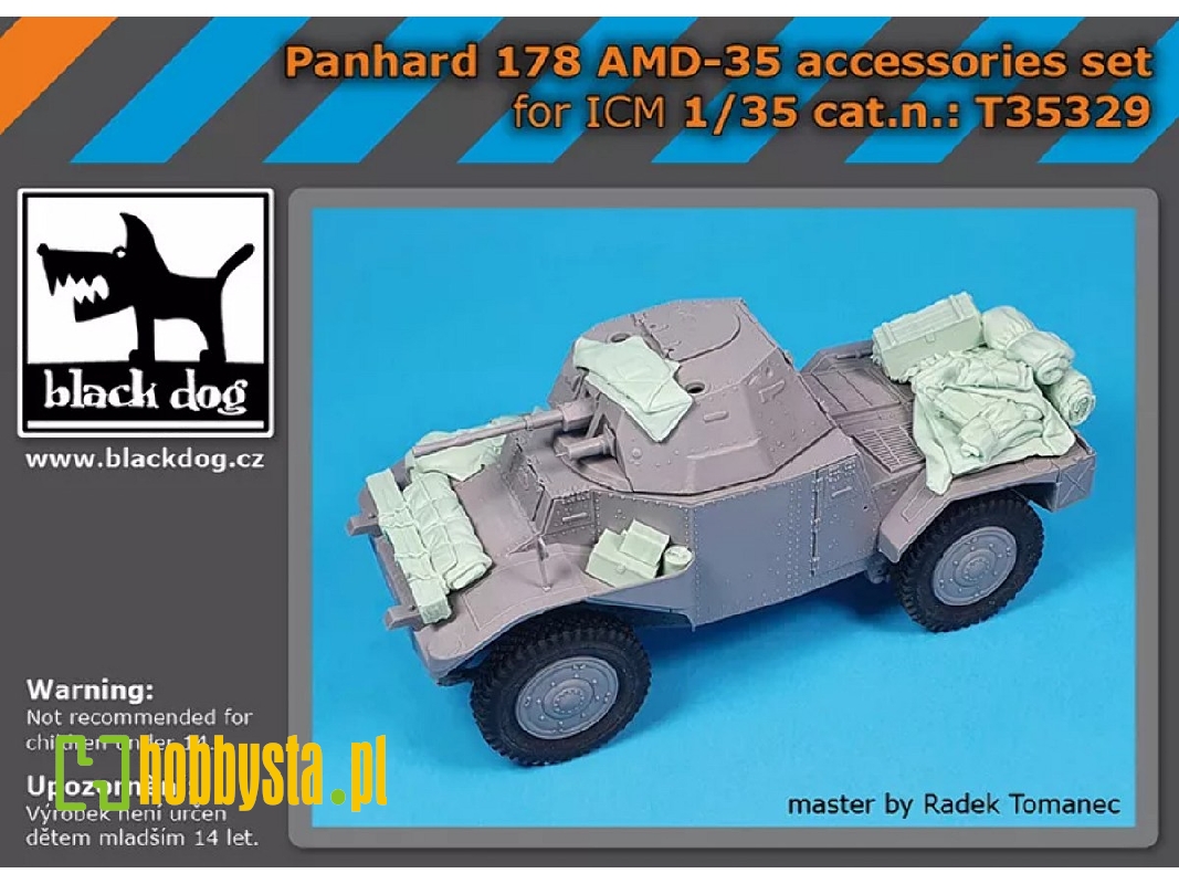Panhard 178 Amd-35 - Accessories Set (For Icm Kits) - zdjęcie 1