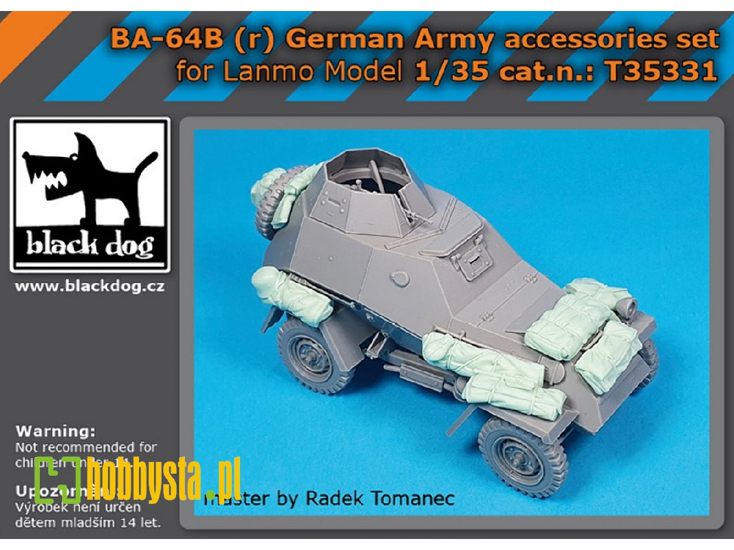 Ba-64b (R) German Army - Accessories Set (For Lanmo Models Kits) - zdjęcie 1