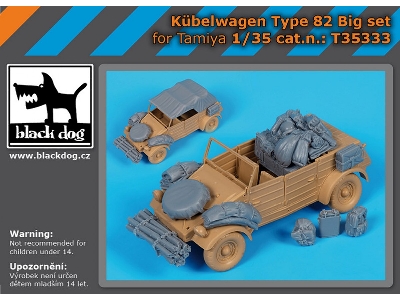 Kubelwagen Type 82 - Big Set (For Tamiya Kits) - zdjęcie 1