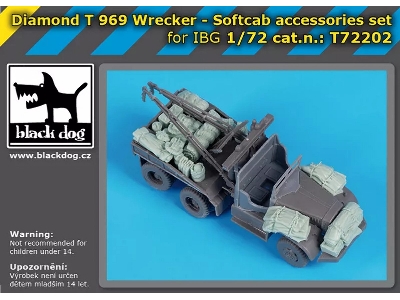 Diamond T 969 Wrecker Softcab - Accessories Set (For Ibg Kits) - zdjęcie 1
