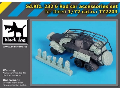 Sd.Kfz. 232 (6 Rad)- Accessories Set (For Italeri Kits) - zdjęcie 1