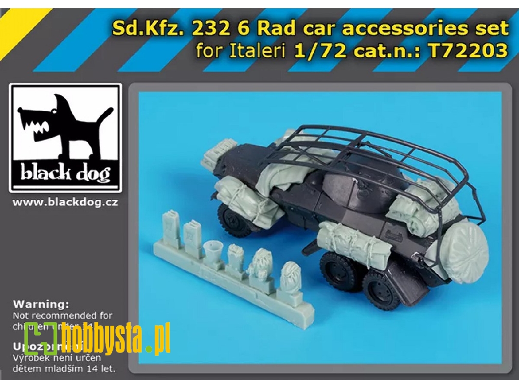 Sd.Kfz. 232 (6 Rad)- Accessories Set (For Italeri Kits) - zdjęcie 1