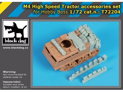 M4 High Speed Tractor - Accessories Set (For Hobby Boss Kits) - zdjęcie 1
