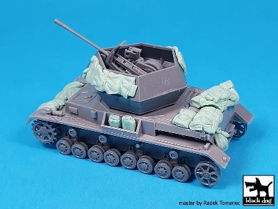German 37 Mm Flakpanzer Iv Ostwind - Accessories Set (For Hasegawa Kits) - zdjęcie 2
