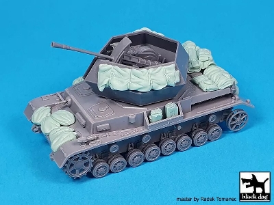 German 37 Mm Flakpanzer Iv Ostwind - Accessories Set (For Hasegawa Kits) - zdjęcie 5