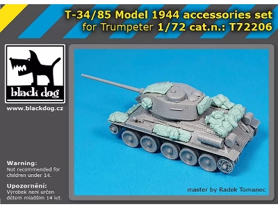 T-34/85 Model 1944 - Accessories Set (For Trumpeer Kits) - zdjęcie 1