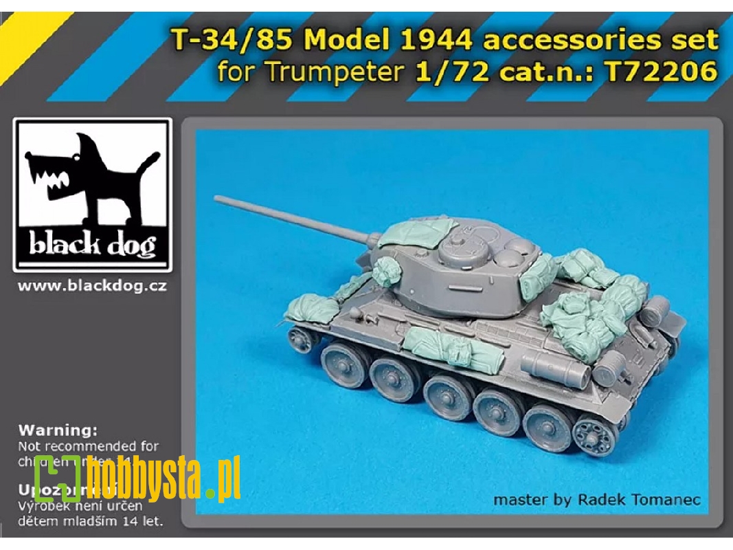 T-34/85 Model 1944 - Accessories Set (For Trumpeer Kits) - zdjęcie 1