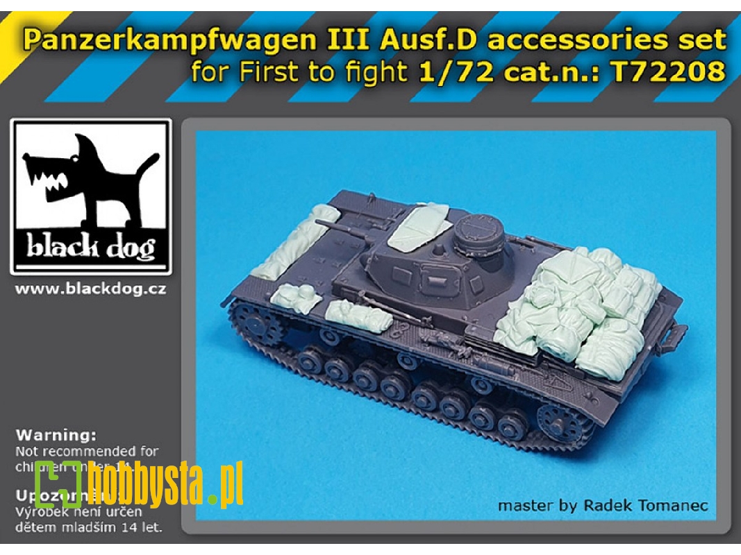 Panzerkampfwagen Iii Ausf.D - Accessories Set (For First To Fight Kits) - zdjęcie 1