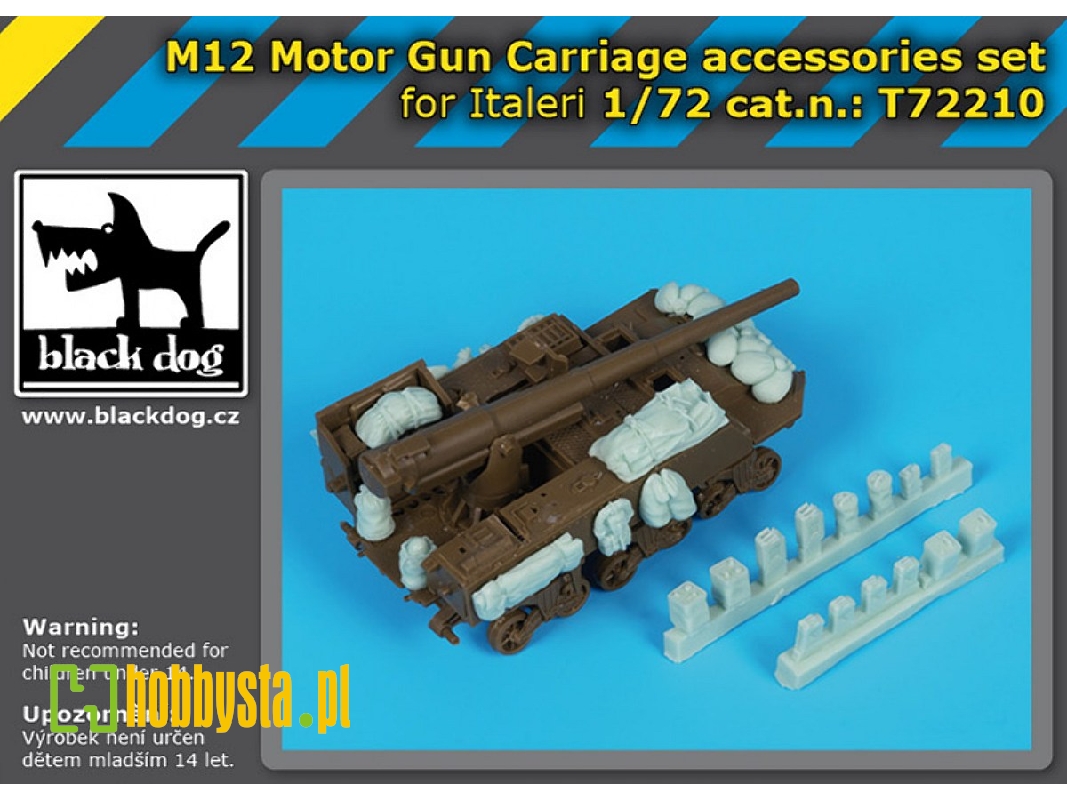 Us M12 Motor Gun Carriage - Accessories Set (For Italeri Kits) - zdjęcie 1