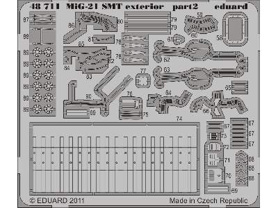  MiG-21SMT exterior 1/48 - Eduard - blaszki - zdjęcie 3