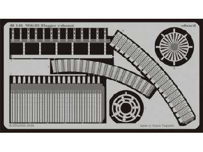  MiG-23 Flogger exhaust 1/48 - Italeri - blaszki - zdjęcie 1