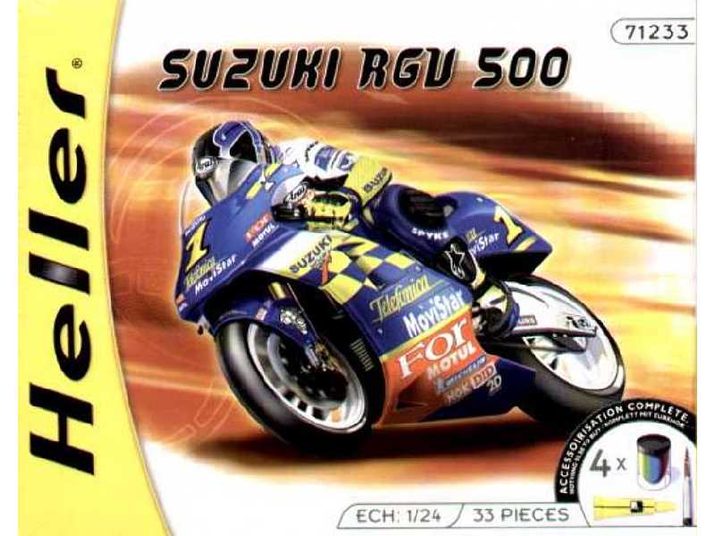 Suzuki RGV 500 + farby, klej, pędzelek - zdjęcie 1 Suzuki RGV 500 + farby, klej, pędzelek - zdjęcie 1