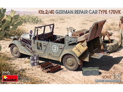 Kfz.2/40 German Wwii Repair Car Type 170vk - zdjęcie 1