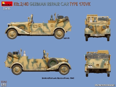 Kfz.2/40 German Wwii Repair Car Type 170vk - zdjęcie 11