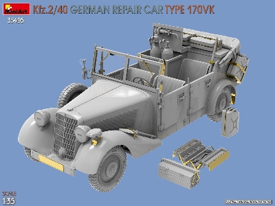 Kfz.2/40 German Wwii Repair Car Type 170vk - zdjęcie 15