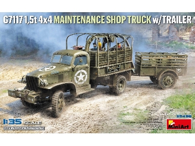 G7117 1,5t 4x4 Maintenance Shop Truck With Trailer - zdjęcie 1