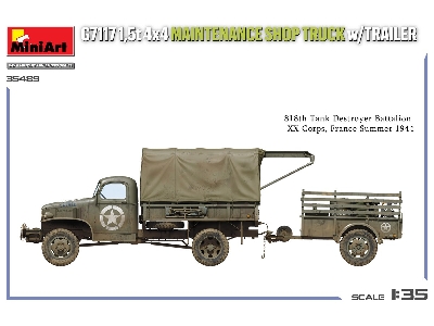 G7117 1,5t 4x4 Maintenance Shop Truck With Trailer - zdjęcie 2