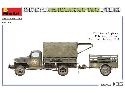 G7117 1,5t 4x4 Maintenance Shop Truck With Trailer - zdjęcie 13