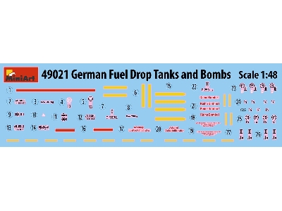 German Wwii Fuel Drop Tanks And Bombs - zdjęcie 2