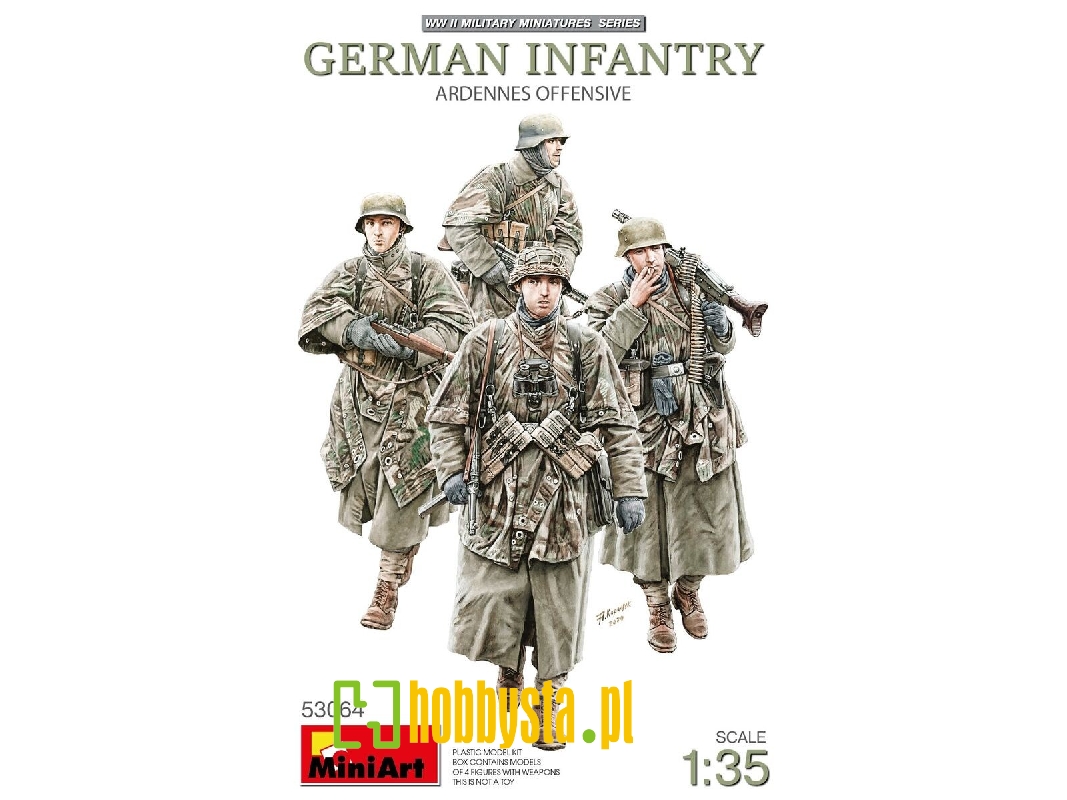 German Infantry - Ardennes Offensive 1944/1945 (4 Figures) - zdjęcie 1