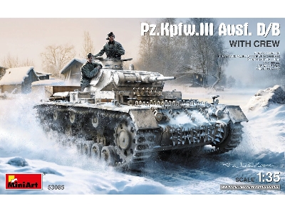 Pz.Kpfw.Iii Ausf. B/D With Crew (2 Figures) - zdjęcie 1