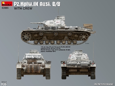 Pz.Kpfw.Iii Ausf. B/D With Crew (2 Figures) - zdjęcie 13