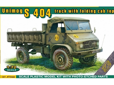 Unimog S 404 Truck With Folding Cab Top - zdjęcie 1
