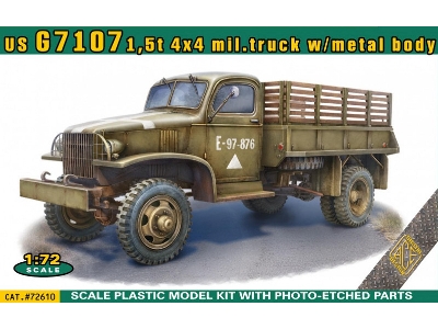 Us G7107 1,5t 4x4 Army Truck With Metal Body - zdjęcie 1
