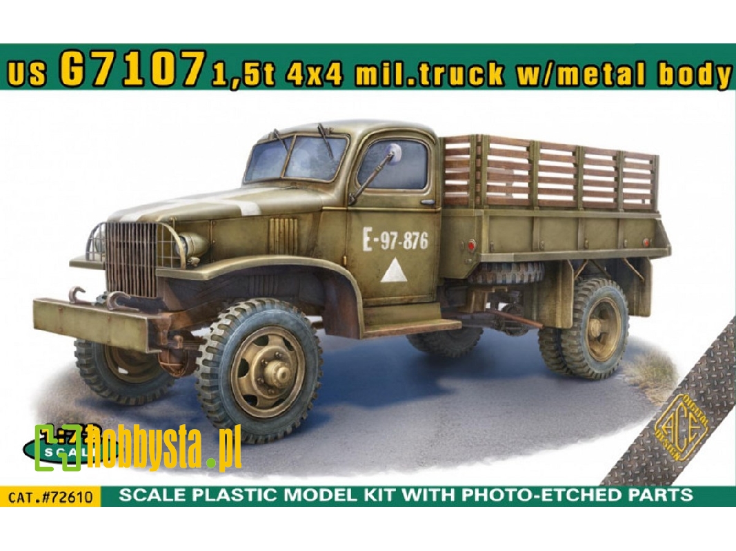 Us G7107 1,5t 4x4 Army Truck With Metal Body - zdjęcie 1