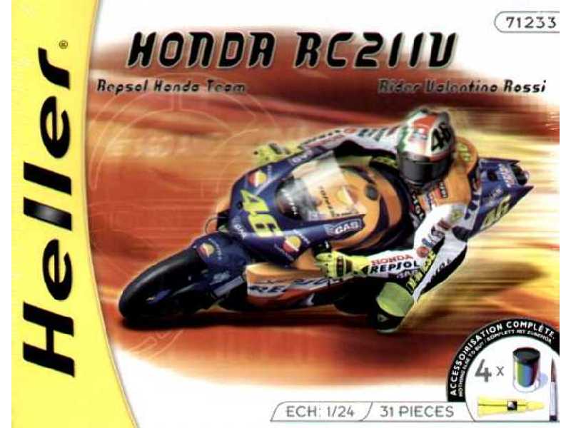 HONDA RC211V + farby, klej, pędzelek - zdjęcie 1 HONDA RC211V + farby, klej, pędzelek - zdjęcie 1