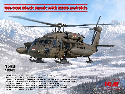 Uh-60a Black Hawk With Esss And Skis - zdjęcie 1