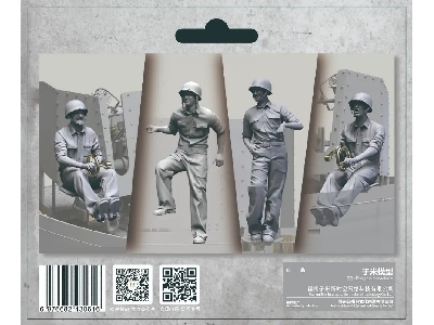 Us Navy Wwii Anti-aircraft 40 Mm Quad Bofors Gun Crew Set 1 - zdjęcie 1