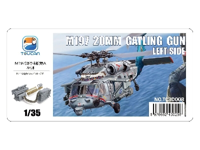 M197 20 Mm Gatling Gun Left Side (For Mh-60 S Knighthawk) - zdjęcie 1