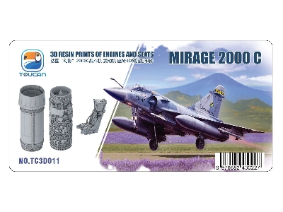 Dassault Mirage 2000 C - 3d Resin Prints Of Engines And Seats - zdjęcie 1