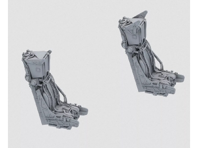 Dassault Mirage 2000 D/N - 3d Resin Prints Of Engines And Seats - zdjęcie 2