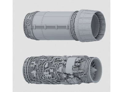 Dassault Mirage 2000 D/N - 3d Resin Prints Of Engines And Seats - zdjęcie 3