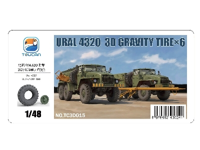 Ural 4320 - 3d-printed Gravity Tire (6 Pcs) - zdjęcie 2