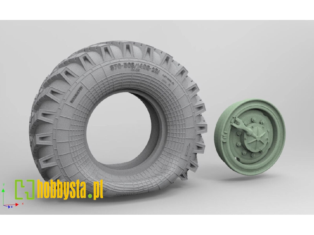 Ural 4320 - 3d-printed Flat Tire (4 Pcs) - zdjęcie 1