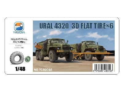 Ural 4320 - 3d-printed Flat Tire (4 Pcs) - zdjęcie 2