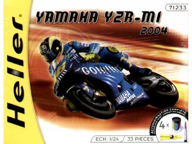 Yamaha YZR-M1 + farby, klej, pędzelek - zdjęcie 1 Yamaha YZR-M1 + farby, klej, pędzelek - zdjęcie 1