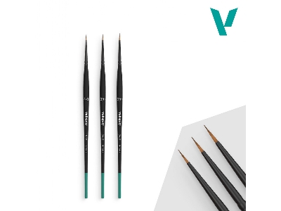 Definition Brush Set - Synthetic Fibers (4/0, 3/0 And 2/0) - zdjęcie 1