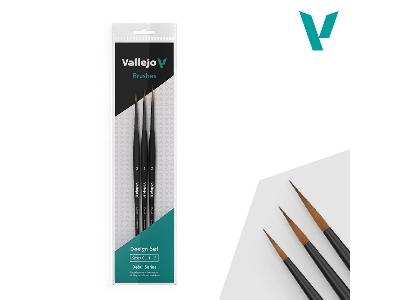 Design Brush Set - Synthetic Fibers (0, 1 And 2) - zdjęcie 2