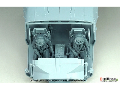 Usmc Uh-1y Venom - 3d-printed Pilot Set (2 Figures / For Academy Kits) - zdjęcie 3
