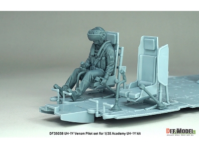 Usmc Uh-1y Venom - 3d-printed Pilot Set (2 Figures / For Academy Kits) - zdjęcie 6