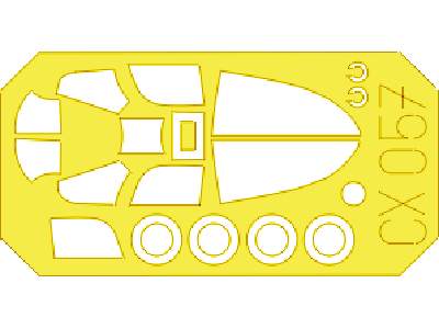 P-39 1/72 - Academy Minicraft - maski - zdjęcie 1