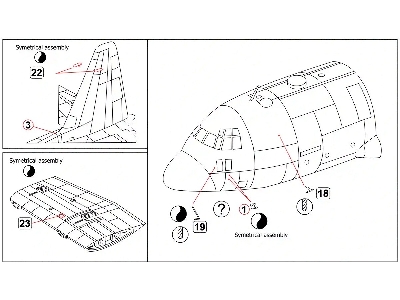 Lockheed C-130 H Hercules - Exterior Upgrade Set (For Academy Kits) - zdjęcie 5