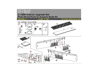 Lockheed C-130 H Hercules - Interior Set (For Academy Kits) - zdjęcie 4