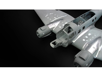 Heinkel He-111 H-3 / H-6 - Self-adhesive Large Exterior Panels (For Icm Kits) - zdjęcie 13